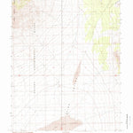 United States Geological Survey Pine Valley Hardpan North, UT (1989, 24000-Scale) digital map