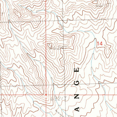 United States Geological Survey Pine Valley Hardpan North, UT (1989, 24000-Scale) digital map