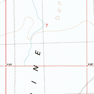 United States Geological Survey Pine Valley Hardpan South, UT (1989, 24000-Scale) digital map