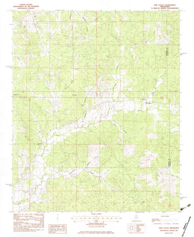 United States Geological Survey Pine Valley, MS (1983, 24000-Scale) digital map