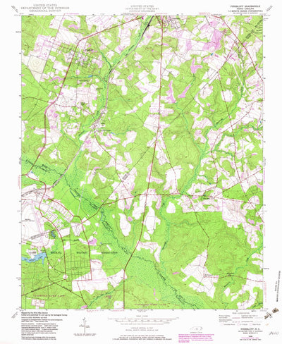 United States Geological Survey Pinebluff, NC (1948, 24000-Scale) digital map