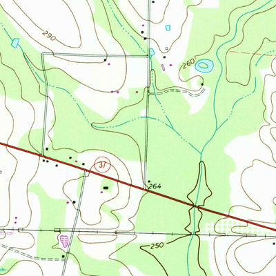 United States Geological Survey Pineboro, GA (1974, 24000-Scale) digital map
