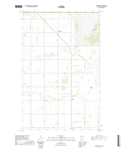 United States Geological Survey Pinecreek, MN (2022, 24000-Scale) digital map