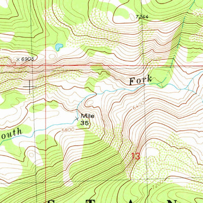 United States Geological Survey Pinecrest, CA (1979, 24000-Scale) digital map