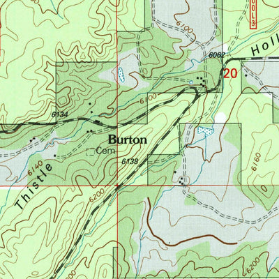 United States Geological Survey Pinedale, AZ (1998, 24000-Scale) digital map