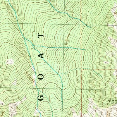 United States Geological Survey Pinegrass Ridge, WA (1988, 24000-Scale) digital map