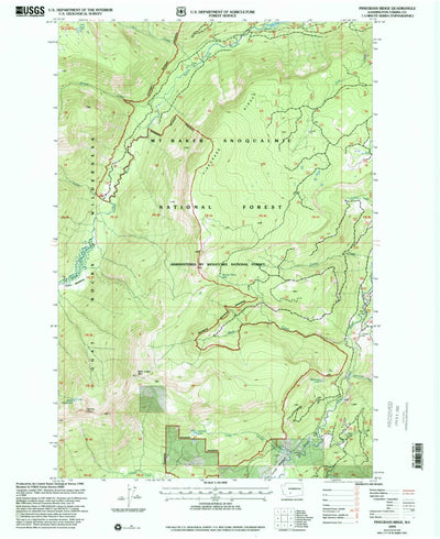 United States Geological Survey Pinegrass Ridge, WA (2000, 24000-Scale) digital map
