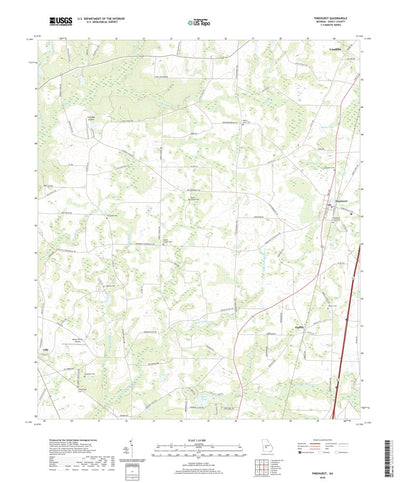 United States Geological Survey Pinehurst, GA (2020, 24000-Scale) digital map