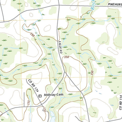 United States Geological Survey Pinehurst, GA (2020, 24000-Scale) digital map