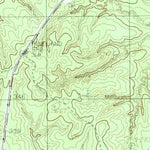 United States Geological Survey Pineland North, TX (1984, 24000-Scale) digital map