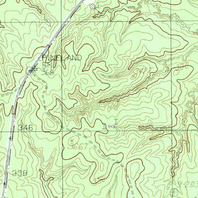 United States Geological Survey Pineland North, TX (1984, 24000-Scale) digital map