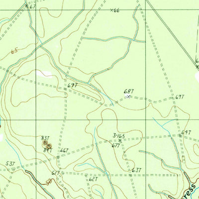 United States Geological Survey Pineland, SC-GA (1988, 24000-Scale) digital map