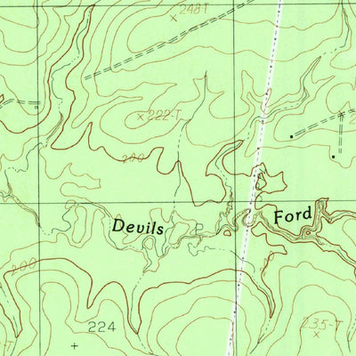 United States Geological Survey Pineland South, TX (1984, 24000-Scale) digital map