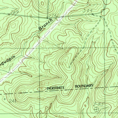 United States Geological Survey Pineland South, TX (1984, 24000-Scale) digital map