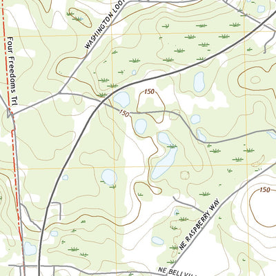 United States Geological Survey Pinetta, FL (2021, 24000-Scale) digital map