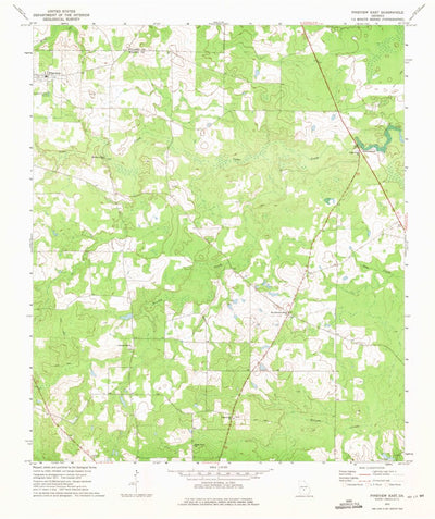United States Geological Survey Pineview East, GA (1972, 24000-Scale) digital map