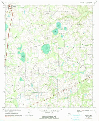 United States Geological Survey Pineview NW, GA (1971, 24000-Scale) digital map