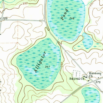 United States Geological Survey Pineview NW, GA (1971, 24000-Scale) digital map