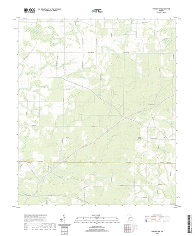 United States Geological Survey Pineview SW, GA (2020, 24000-Scale) digital map