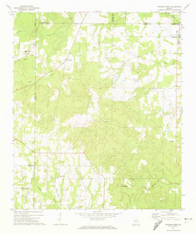 United States Geological Survey Pineview West, GA (1971, 24000-Scale) digital map