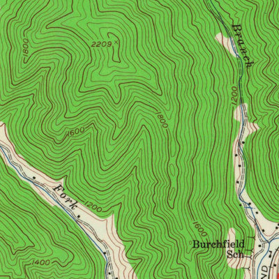 United States Geological Survey Pineville, KY (1954, 24000-Scale) digital map