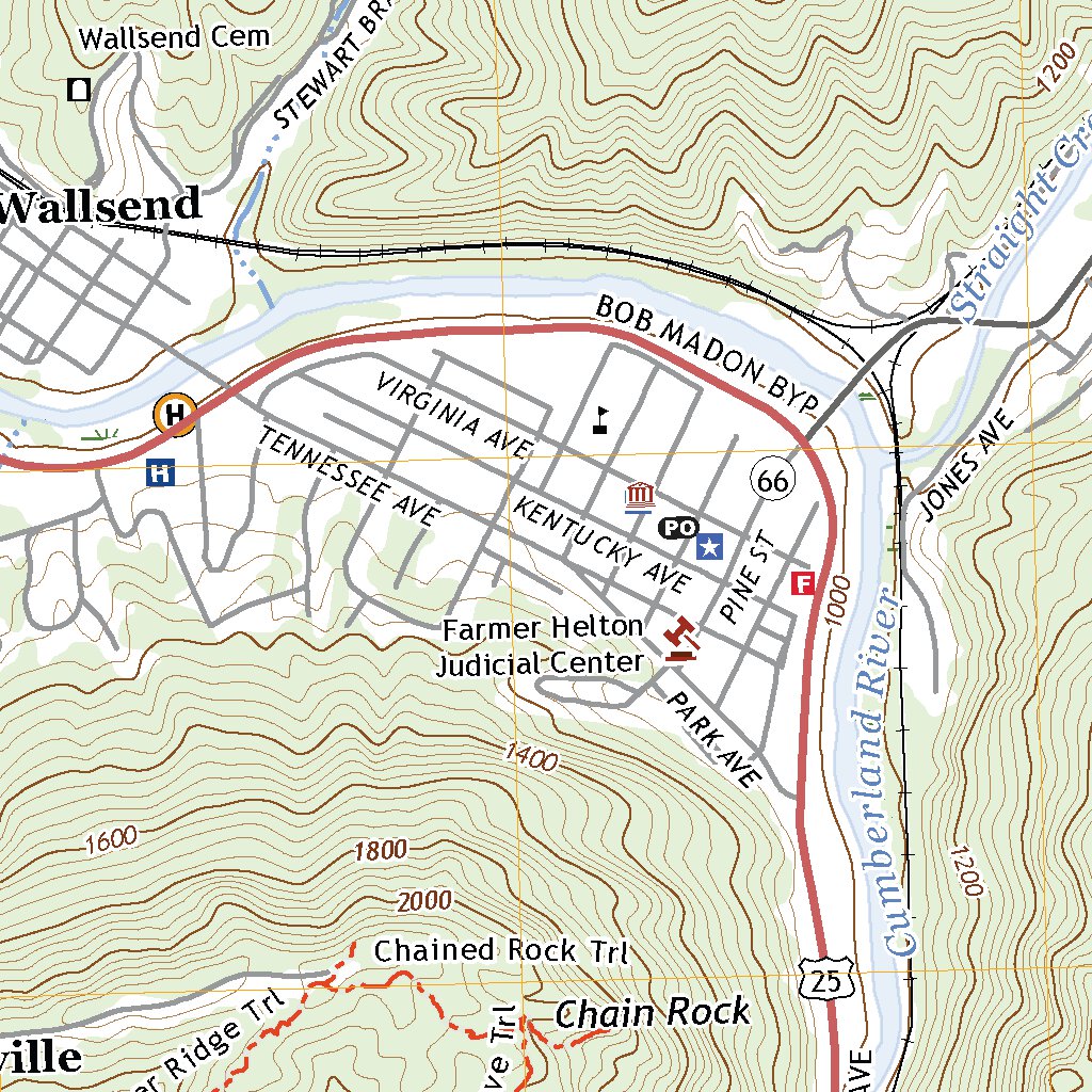 Pineville, KY (2022, 24000-Scale) Map by United States Geological ...