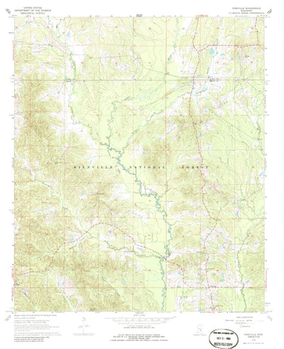 United States Geological Survey Pineville, MS (1968, 24000-Scale) digital map