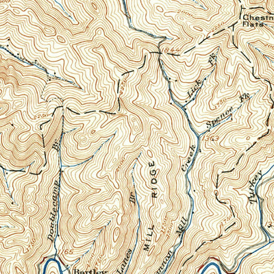 United States Geological Survey Pineville, WV (1910, 62500-Scale) digital map