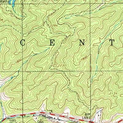 United States Geological Survey Pineville, WV (1996, 24000-Scale) digital map
