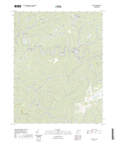 United States Geological Survey Pineville, WV (2023, 24000-Scale) digital map