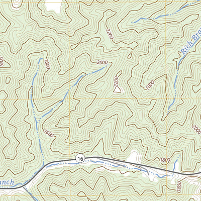 United States Geological Survey Pineville, WV (2023, 24000-Scale) digital map