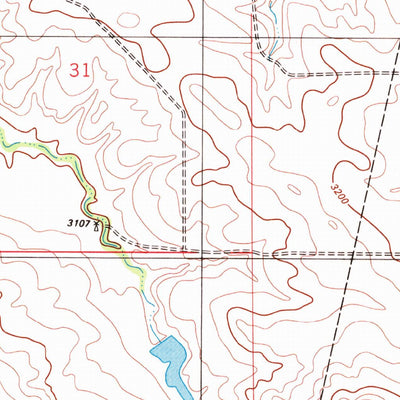 United States Geological Survey Piney Butte, MT (1981, 24000-Scale) digital map