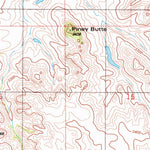 United States Geological Survey Piney Butte, MT (1981, 24000-Scale) digital map