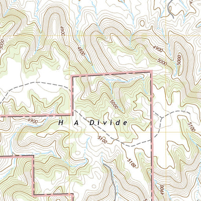 United States Geological Survey Piney Canyon NE, WY (2021, 24000-Scale) digital map