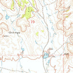 United States Geological Survey Piney Canyon NW, WY (1971, 24000-Scale) digital map