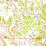 United States Geological Survey Piney Canyon NW, WY (1971, 24000-Scale) digital map