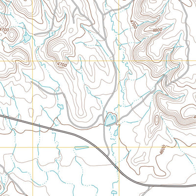 United States Geological Survey Piney Canyon NW, WY (2012, 24000-Scale) digital map