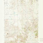 United States Geological Survey Piney Canyon SW, WY (1971, 24000-Scale) digital map