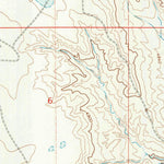 United States Geological Survey Piney Canyon SW, WY (1971, 24000-Scale) digital map