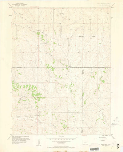 United States Geological Survey Piney Creek, CO (1957, 24000-Scale) digital map