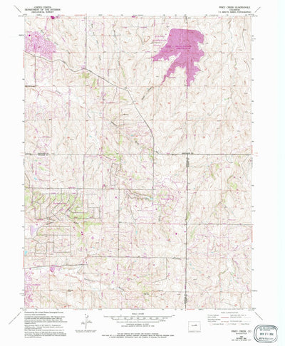 United States Geological Survey Piney Creek, CO (1966, 24000-Scale) digital map