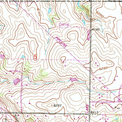 United States Geological Survey Piney Creek, CO (1966, 24000-Scale) digital map