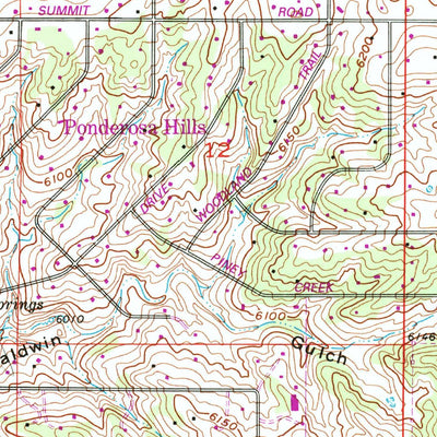 United States Geological Survey Piney Creek, CO (1966, 24000-Scale) digital map