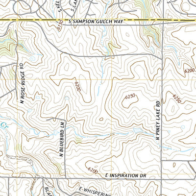 United States Geological Survey Piney Creek, CO (2019, 24000-Scale) digital map