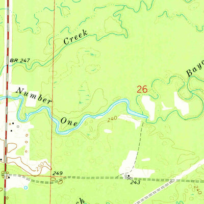 United States Geological Survey Piney Grove, AR (1970, 24000-Scale) digital map