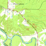 United States Geological Survey Piney Grove, AR (1970, 24000-Scale) digital map