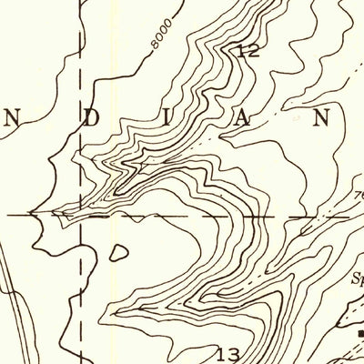 United States Geological Survey Piney Hill, AZ (1955, 24000-Scale) digital map