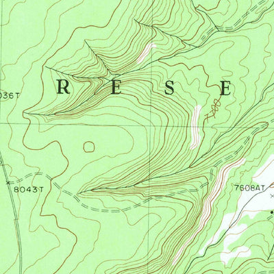 United States Geological Survey Piney Hill, AZ (1982, 24000-Scale) digital map