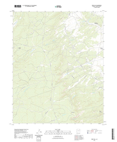 United States Geological Survey Piney Hill, AZ (2021, 24000-Scale) digital map