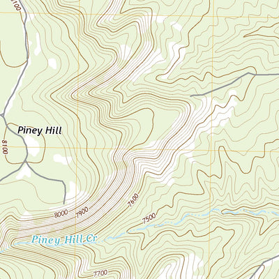 United States Geological Survey Piney Hill, AZ (2021, 24000-Scale) digital map